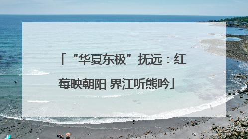 “华夏东极”抚远：红莓映朝阳 界江听熊吟