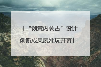 “创意内蒙古”设计创新成果展潮玩开幕