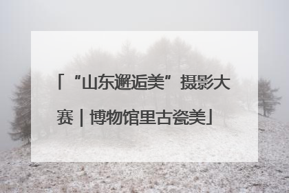 “山东邂逅美”摄影大赛｜博物馆里古瓷美