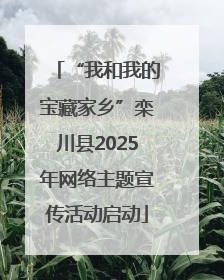 “我和我的宝藏家乡”栾川县2025年网络主题宣传活动启动