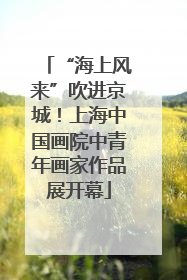 “海上风来”吹进京城！上海中国画院中青年画家作品展开幕