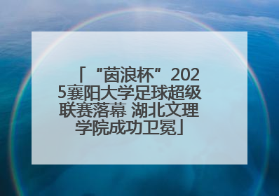 “茵浪杯”2025襄阳大学足球超级联赛落幕 湖北文理学院成功卫冕