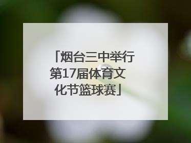 烟台三中举行第17届体育文化节篮球赛