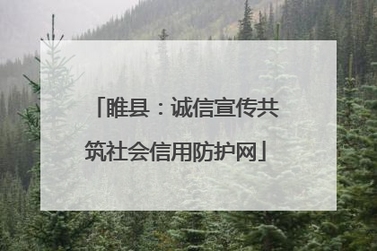 睢县：诚信宣传共筑社会信用防护网
