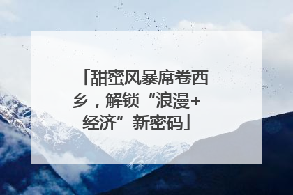甜蜜风暴席卷西乡，解锁“浪漫+经济”新密码