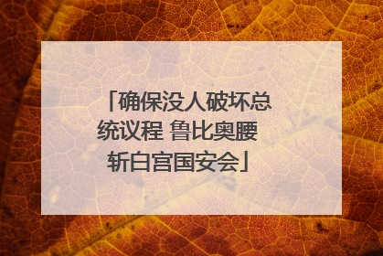 确保没人破坏总统议程 鲁比奥腰斩白宫国安会