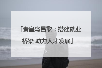 秦皇岛昌黎：搭建就业桥梁 助力人才发展