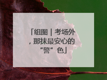 组图｜考场外，那抹最安心的“警”色