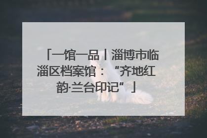 一馆一品丨淄博市临淄区档案馆：“齐地红韵·兰台印记”