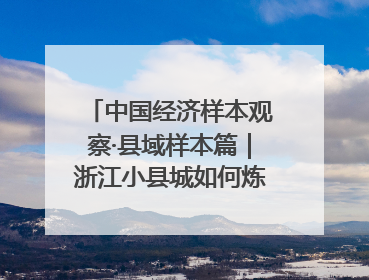中国经济样本观察·县域样本篇｜浙江小县城如何炼成“国际范”？