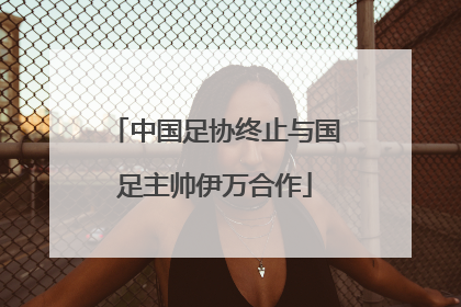 中国足协终止与国足主帅伊万合作