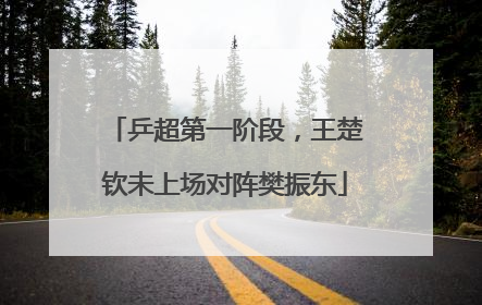 乒超第一阶段，王楚钦未上场对阵樊振东
