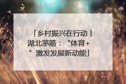 乡村振兴在行动丨湖北茅箭：“体育+”激发发展新动能