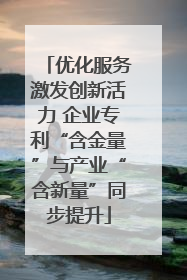 优化服务激发创新活力 企业专利“含金量”与产业“含新量”同步提升