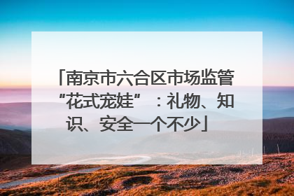 南京市六合区市场监管“花式宠娃”：礼物、知识、安全一个不少