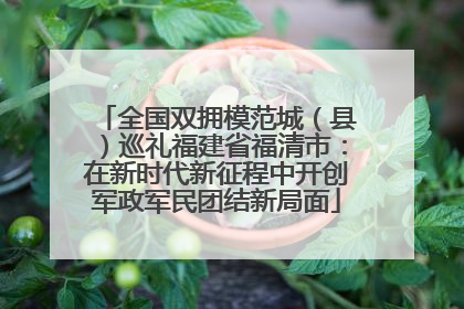全国双拥模范城（县）巡礼福建省福清市：在新时代新征程中开创军政军民团结新局面