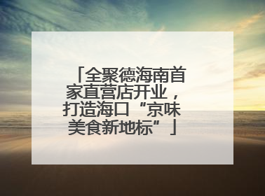 全聚德海南首家直营店开业，打造海口“京味美食新地标”