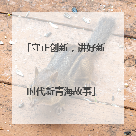 守正创新，讲好新时代新青海故事