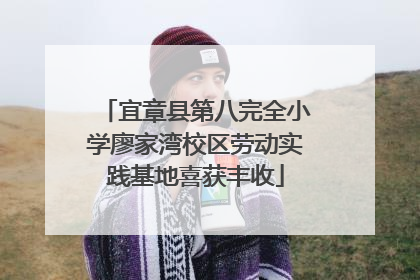 宜章县第八完全小学廖家湾校区劳动实践基地喜获丰收