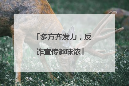多方齐发力，反诈宣传趣味浓