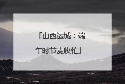山西运城：端午时节麦收忙