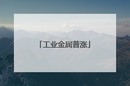 工业金属普涨