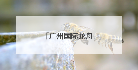 广州国际龙舟邀请赛落幕