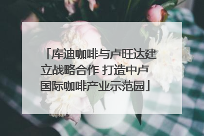 库迪咖啡与卢旺达建立战略合作 打造中卢国际咖啡产业示范园
