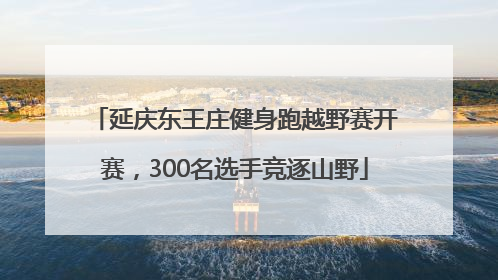 延庆东王庄健身跑越野赛开赛，300名选手竞逐山野