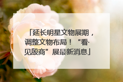 延长明星文物展期，调整文物布局！“看·见殷商”展最新消息