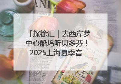 探徐汇｜去西岸梦中心船坞听贝多芬！2025上海夏季音乐节公布节目阵容