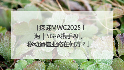 探谜MWC2025上海｜5G-A携手AI，移动通信业路在何方？