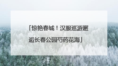 惊艳春城！汉服巡游邂逅长春公园芍药花海