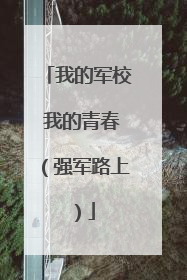 我的军校 我的青春（强军路上）
