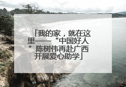我的家，就在这里——“中国好人”陈树伟再赴广西开展爱心助学