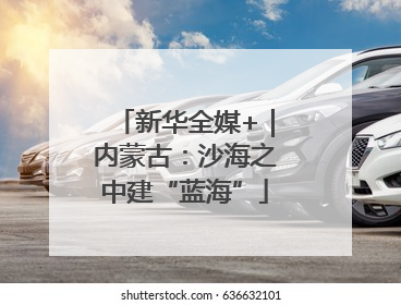 新华全媒+｜内蒙古：沙海之中建“蓝海”