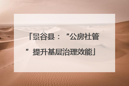 景谷县：“公房社管”提升基层治理效能