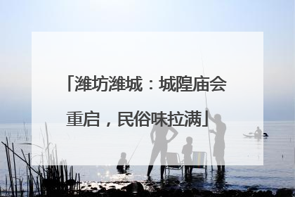 潍坊潍城：城隍庙会重启，民俗味拉满