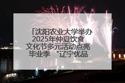 沈阳农业大学举办2025年仲夏饮食文化节多元活动点亮毕业季 “辽宁优品”进校园首站启动