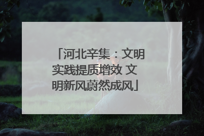 河北辛集：文明实践提质增效 文明新风蔚然成风