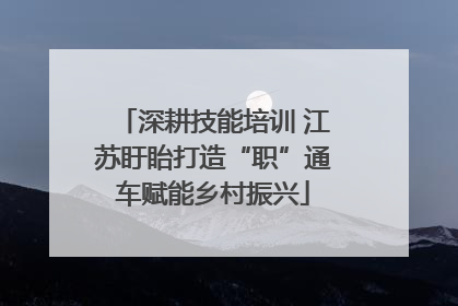 深耕技能培训 江苏盱眙打造“职”通车赋能乡村振兴