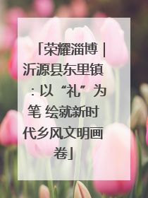 荣耀淄博｜沂源县东里镇：以“礼”为笔 绘就新时代乡风文明画卷