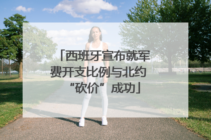 西班牙宣布就军费开支比例与北约“砍价”成功