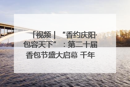 视频｜“香约庆阳·包容天下”：第二十届香包节盛大启幕 千年非遗香飘世界