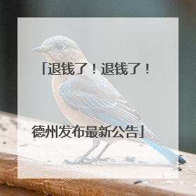 退钱了！退钱了！德州发布最新公告