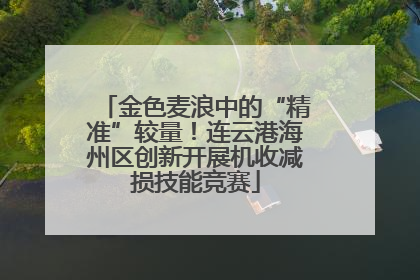 金色麦浪中的“精准”较量！连云港海州区创新开展机收减损技能竞赛