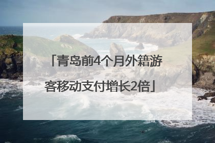 青岛前4个月外籍游客移动支付增长2倍
