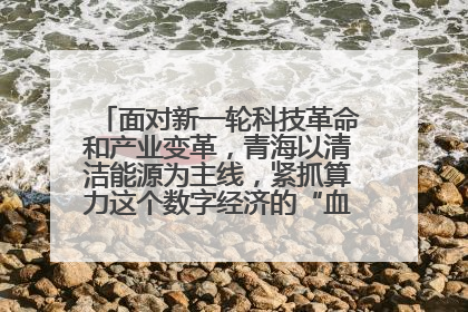 面对新一轮科技革命和产业变革，青海以清洁能源为主线，紧抓算力这个数字经济的“血液”、科技主权的“筹码”、产业升级的“杠杆”、绿色转型的“支点”，勇于撬动国家“双碳”战略、“东数西算”工程重大发展新机遇