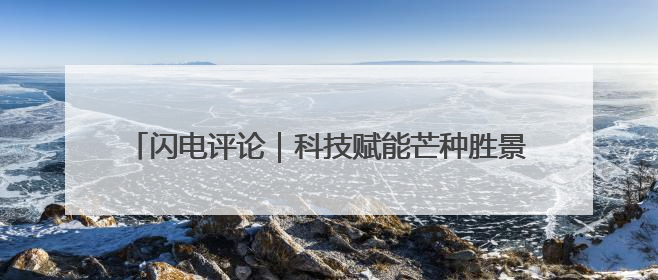 闪电评论｜科技赋能芒种胜景 齐鲁“三夏”画卷更壮美