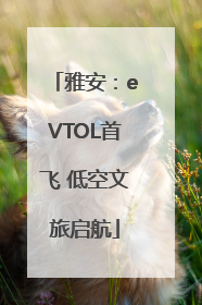 雅安：eVTOL首飞 低空文旅启航